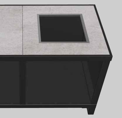 One-Q Eingangssystem Rechts Dekton