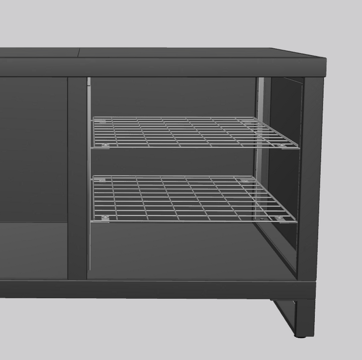 Etage systeem RVS (rechts)